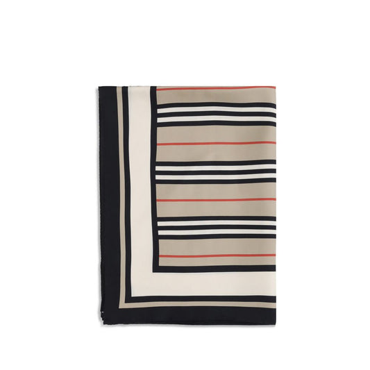 Beige Silk Scarf