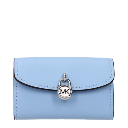 Light Blue Leather Wallet