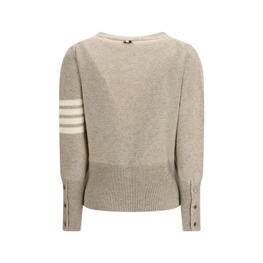 Bicolor Wool Cardigan