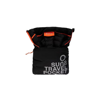 Black Polyester Sleveless Jacket