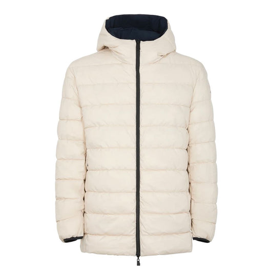 Orange Polyester Men's Reversible Jacket