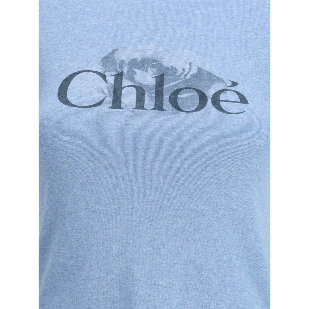 Light Blue Cotton T-Shirt