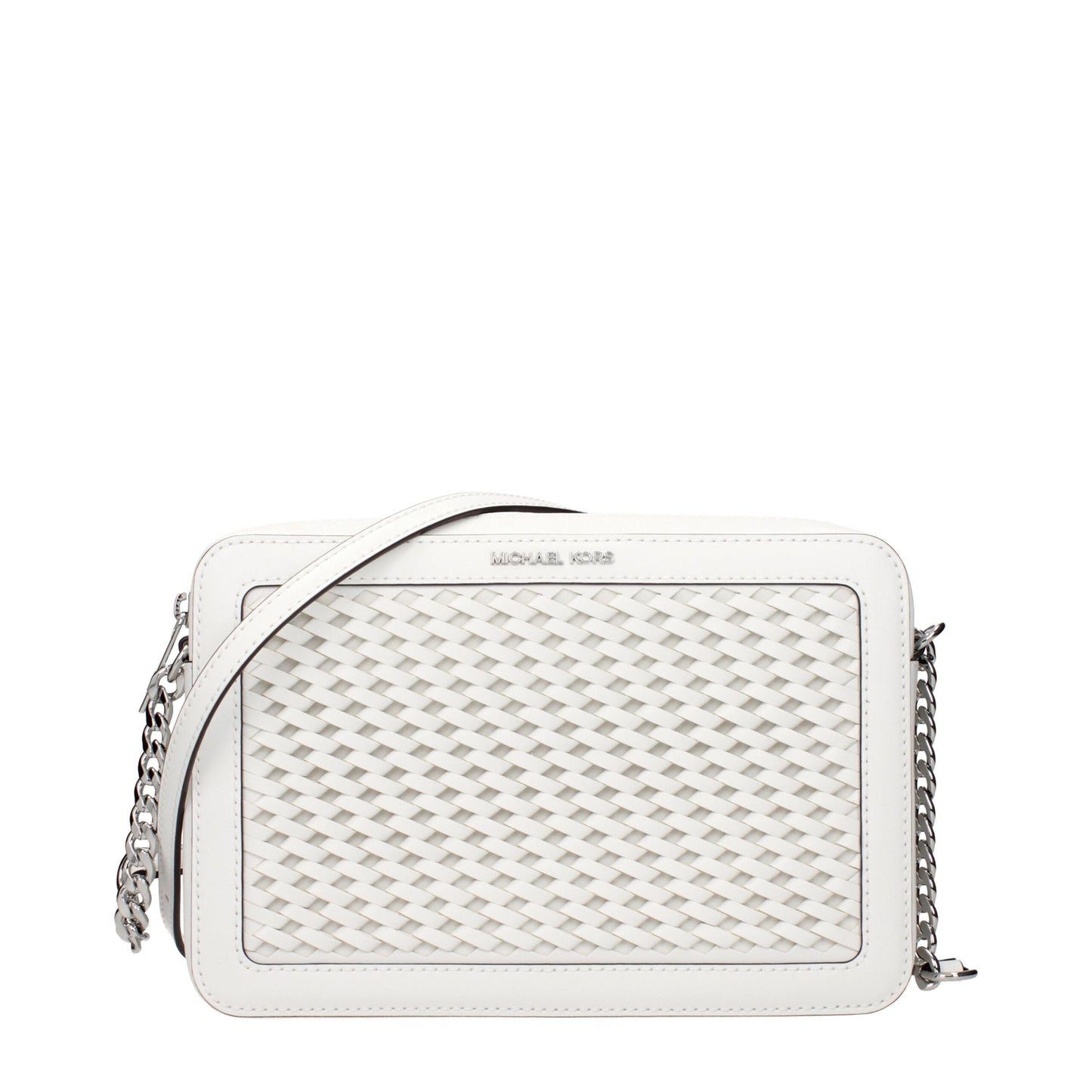 White Leather Crossbody Bag