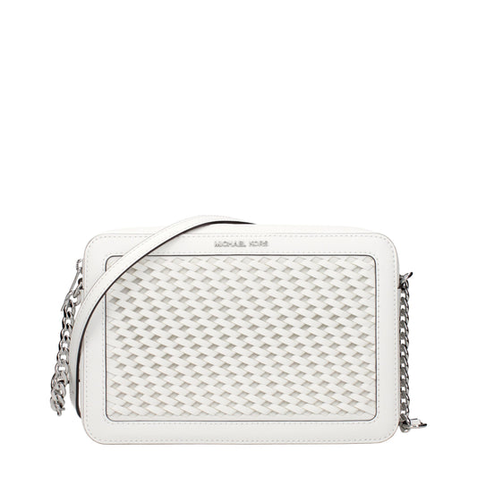 White Leather Crossbody Bag