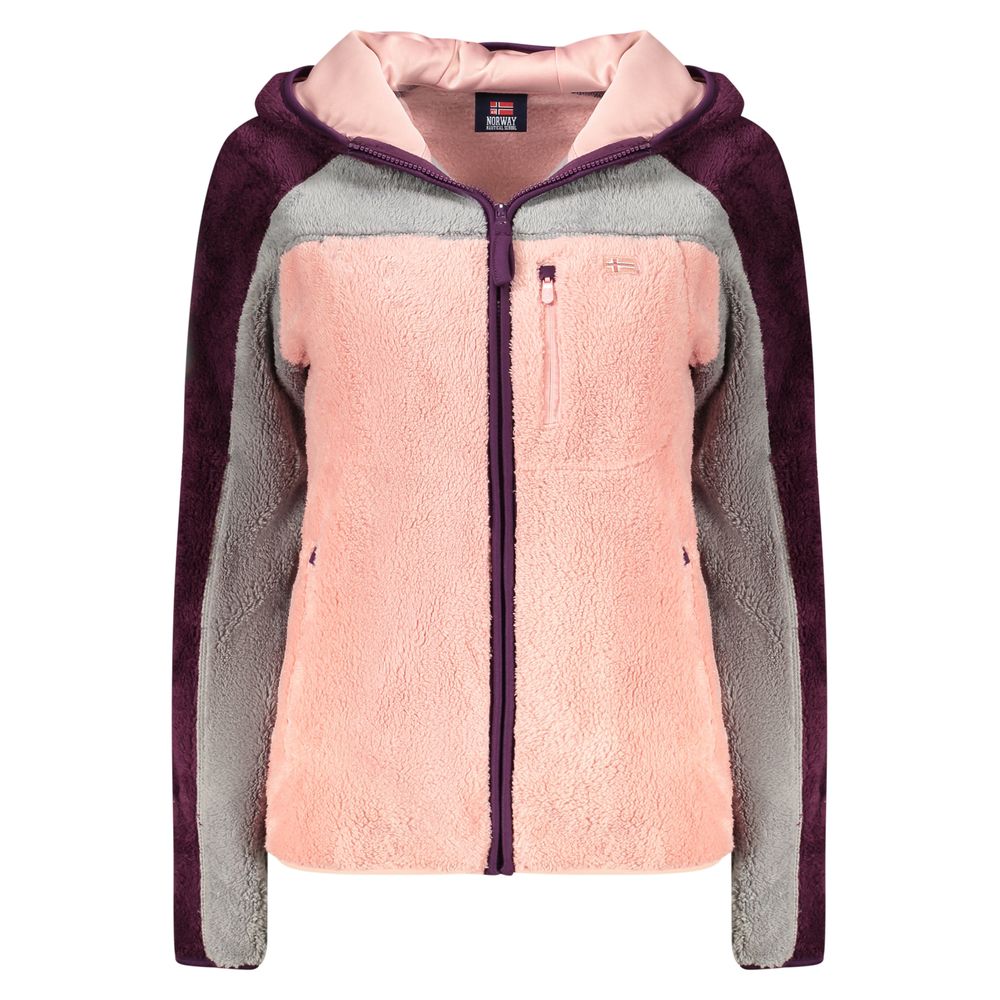 Pink Polyester Sweatshirt
