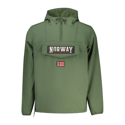 Green Polyester Jackets & Coat
