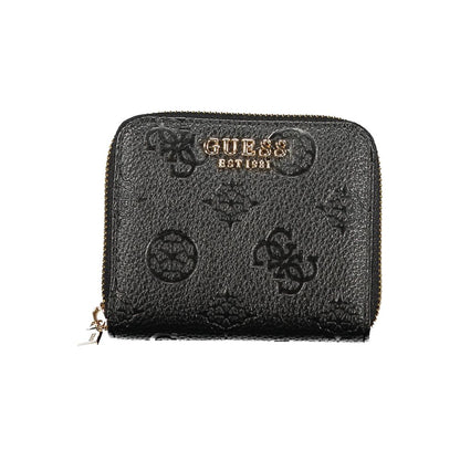 Nero Poliuretano Women Wallet