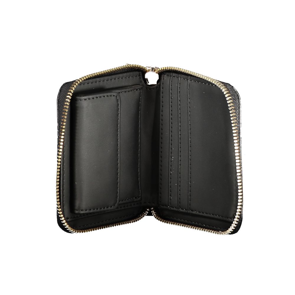 Nero Poliuretano Women Wallet