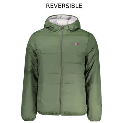Green Polyester Jackets & Coat