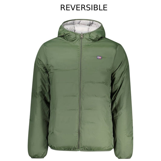Green Polyester Jackets & Coat