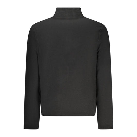 Black Polyester Men Sweater