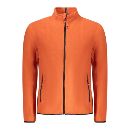 Orange Polyester Sweatshirt