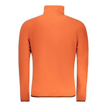 Orange Polyester Sweatshirt