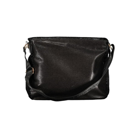 Black Polyester Handbag