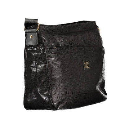 Black Polyester Handbag