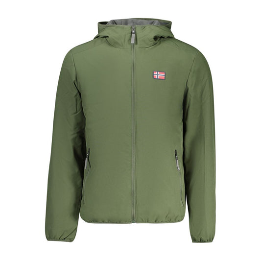 Green Polyester Jackets & Coat