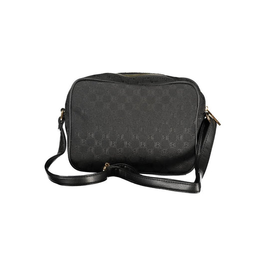 Black Polyester Handbag
