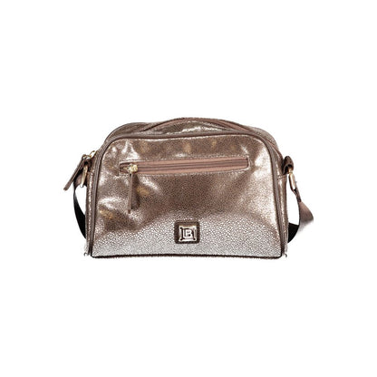 Bronze Polyester Handbag