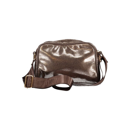 Bronze Polyester Handbag