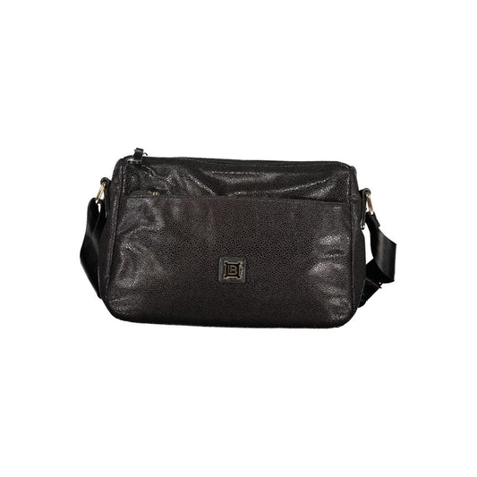 Black Polyester Handbag
