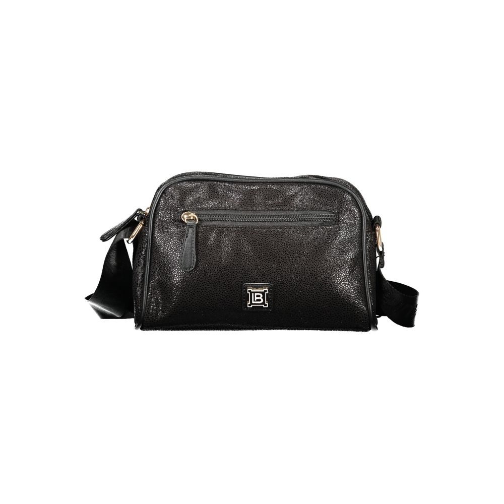 Black Polyester Handbag
