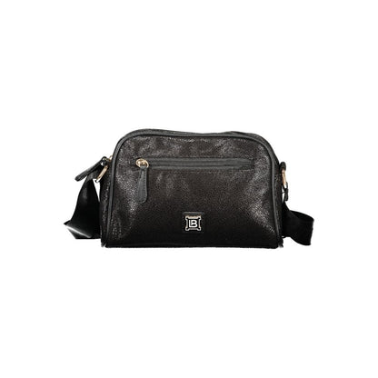 Black Polyester Handbag