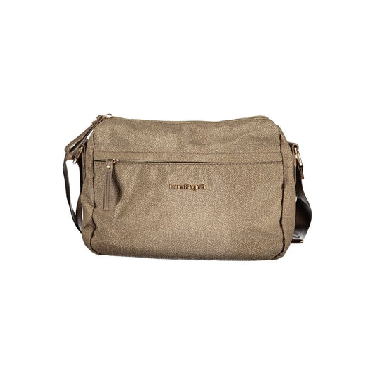 Beige Polyester Handbag
