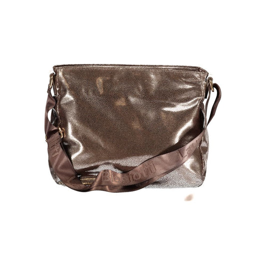 Bronze Polyester Handbag