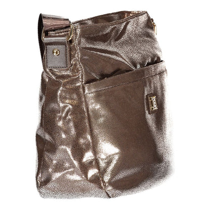 Bronze Polyester Handbag