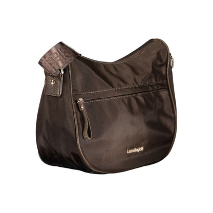 Brown Polyester Handbag