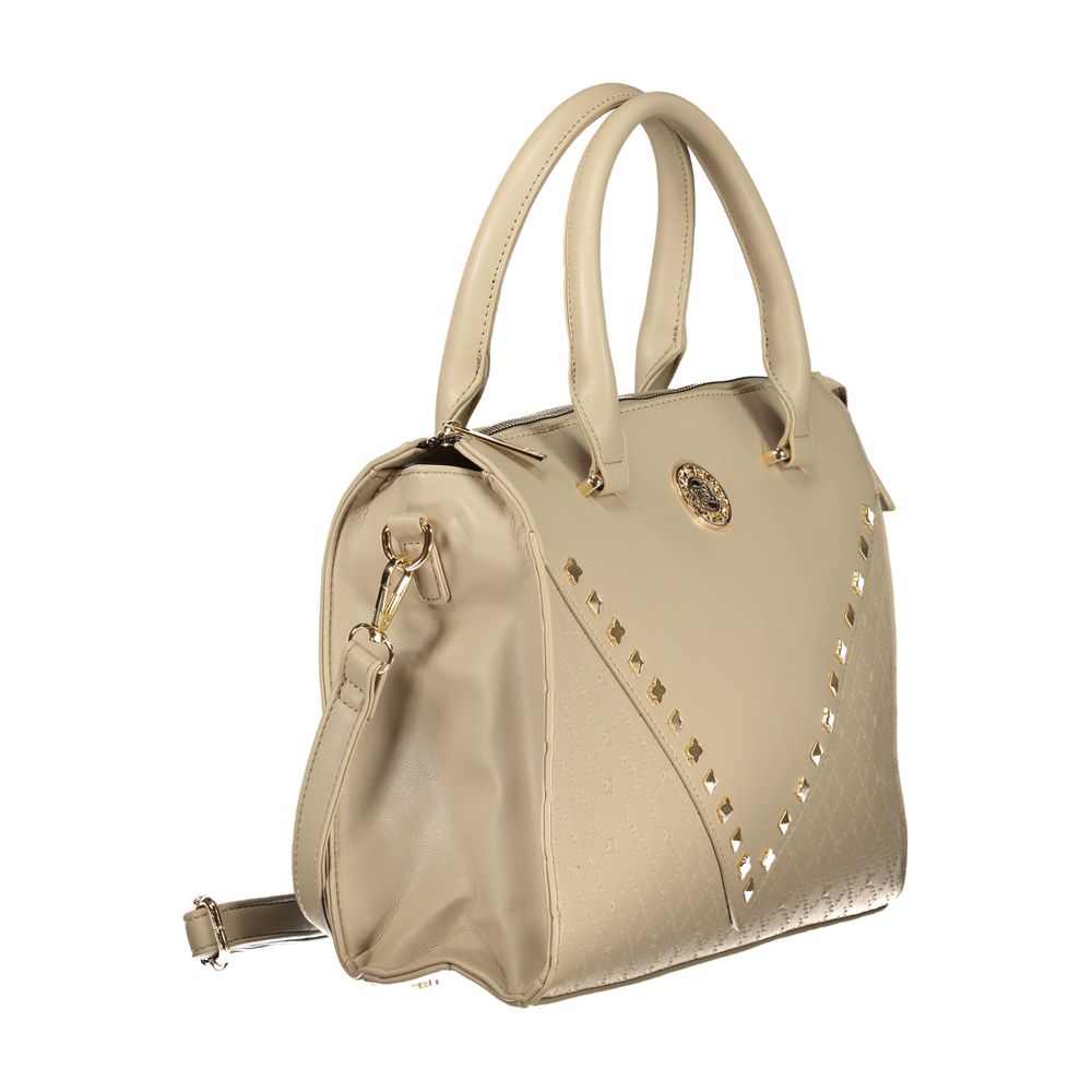 Beige Pvc Handbag