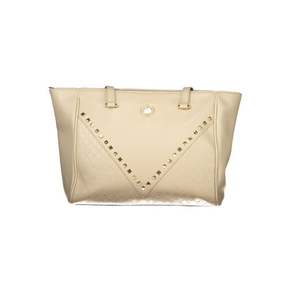 Beige Pvc Handbag