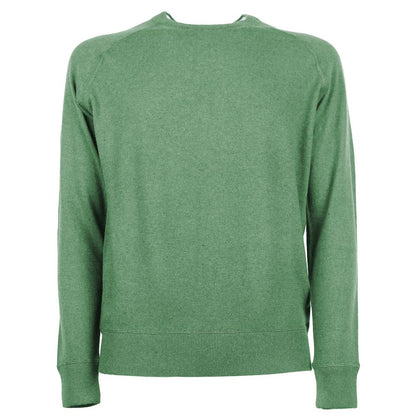 Green Cashmere Men Sweater