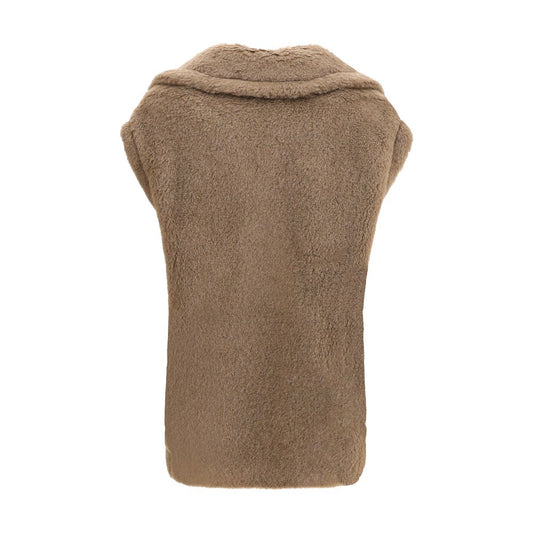 Brown Alpaca Vicugna Pacos Coat