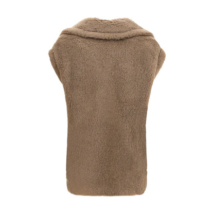 Brown Alpaca Vicugna Pacos Coat