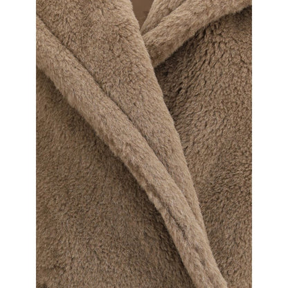 Brown Alpaca Vicugna Pacos Coat