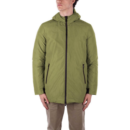 Green Polyester Jackets & Coat