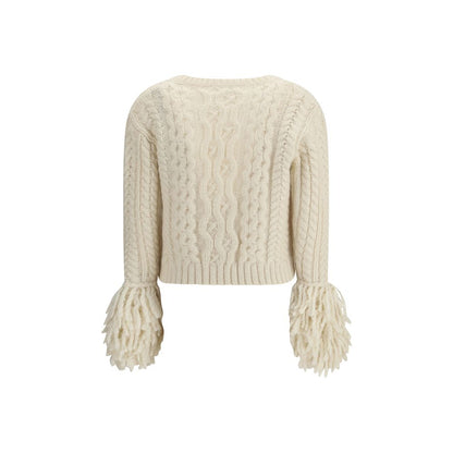 Cream Alpaca Vicugna Pacos Cardigan