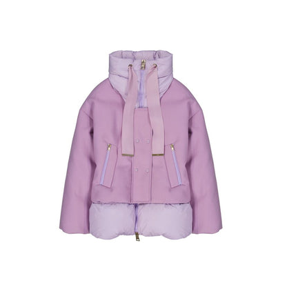 Multicolor Polyamide Full-Length Jacket