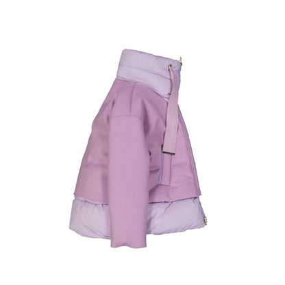 Multicolor Polyamide Full-Length Jacket