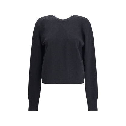 Black Wool Sweatshirt