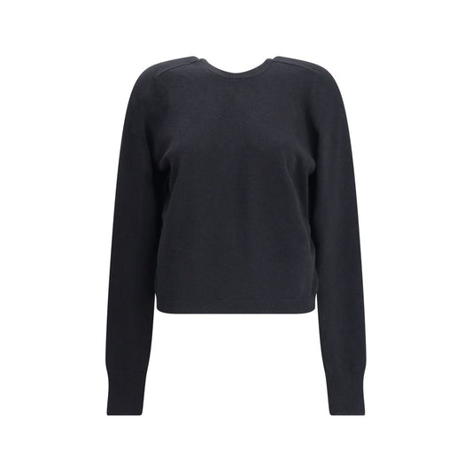 Black Wool Sweatshirt