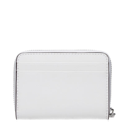 White Leather Cardholder
