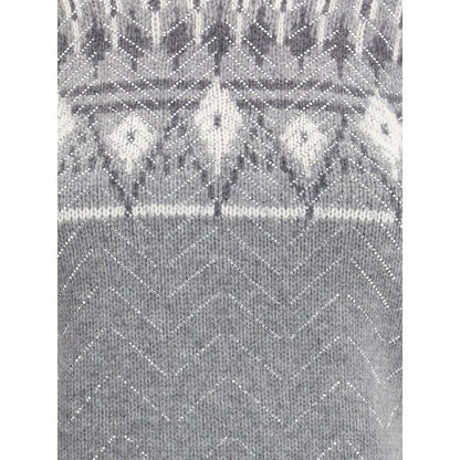 Gray Cashmere Sweatshirt