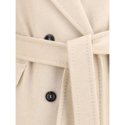 Beige Cashmere Coat