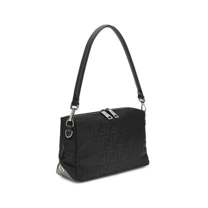 Black Nylon Shoulder Bag