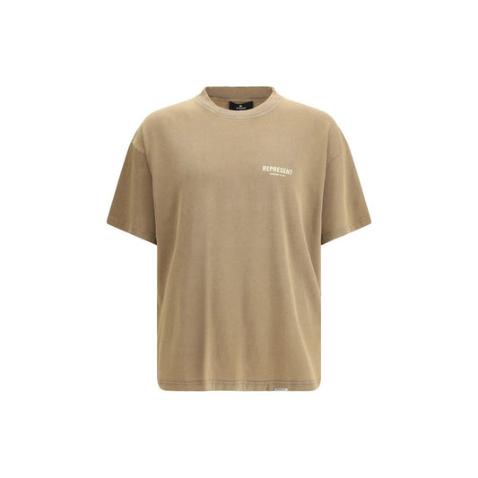 Brown Cotton T-Shirt
