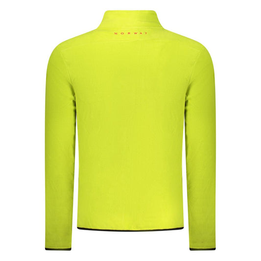 Green Polyester Men Sweater