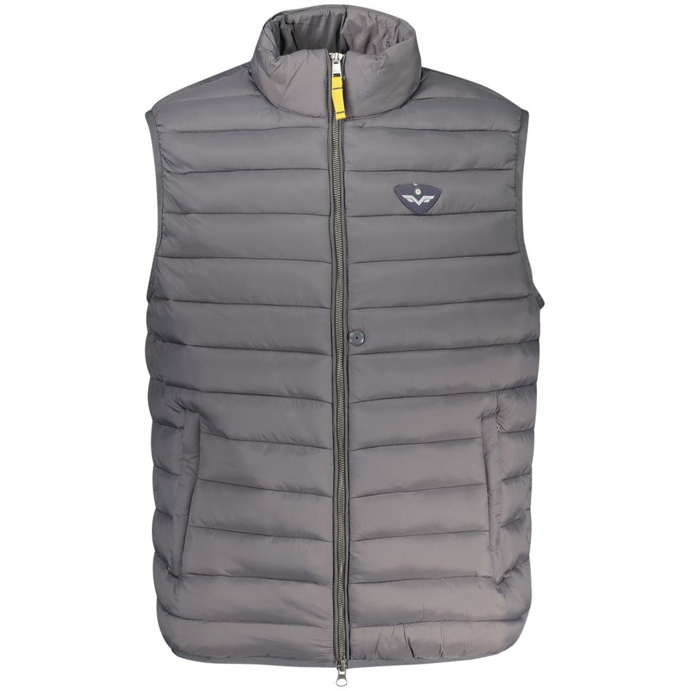 Gray Polyamide Men Jacket