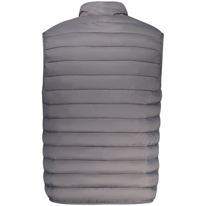 Gray Polyamide Men Jacket